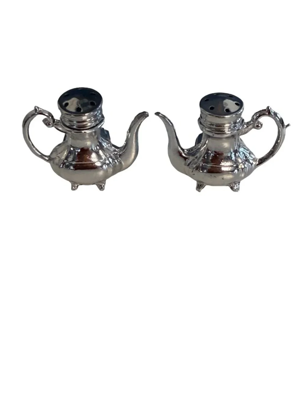 Vintage Washington DC Souvenir Salt Pepper Set Tray Monument Names Japan Teapot